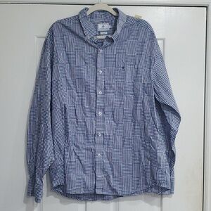 Southern Tide Plaid Long Sleeve Button Down Shirt Size XXL